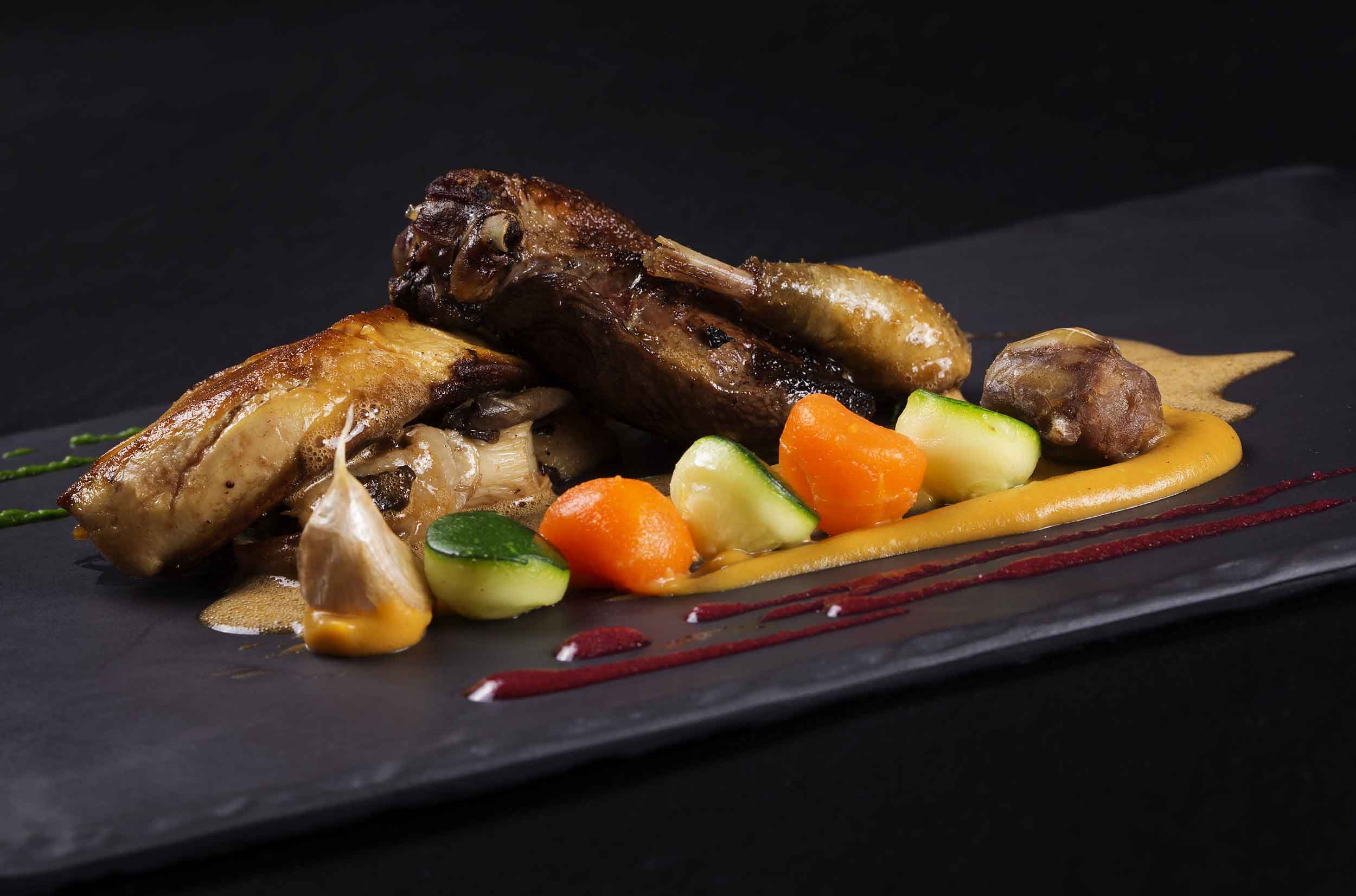 Un plat de Julien Boy, le chef du restaurant La Table du Golf