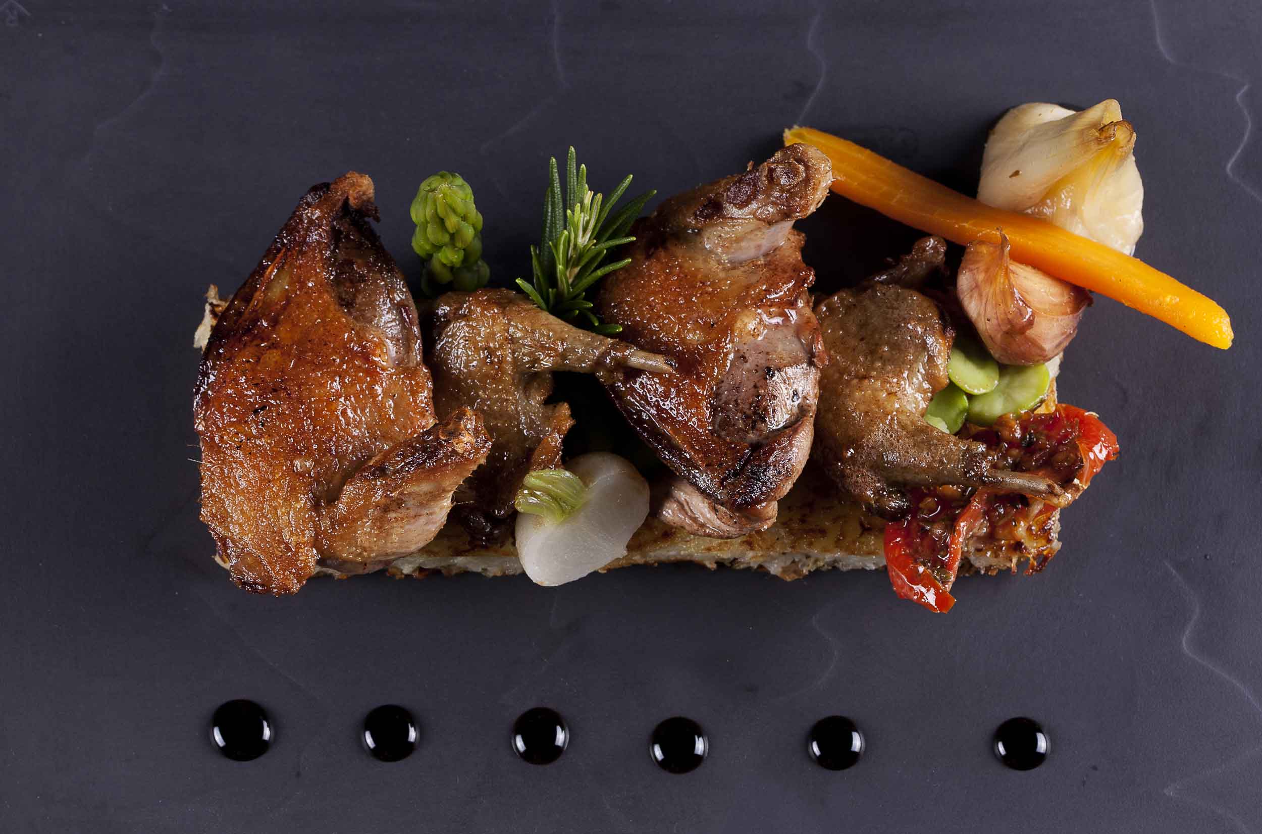 Un plat de Julien Boy, le chef du restaurant La Table du Golf