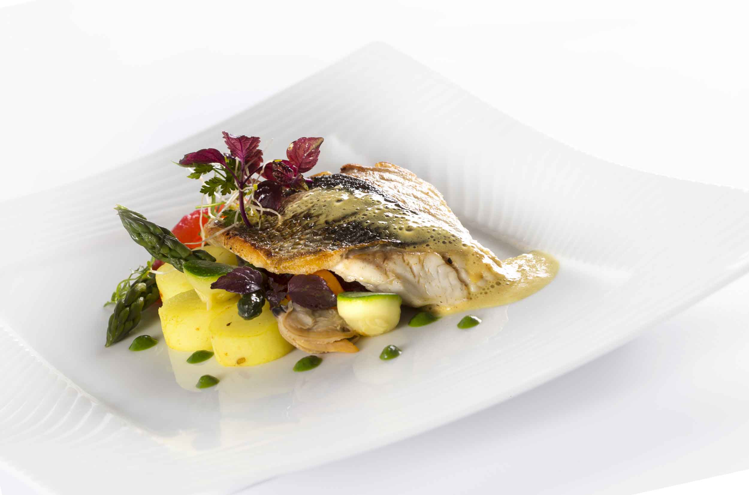 Un plat de Julien Boy, le chef du restaurant La Table du Golf